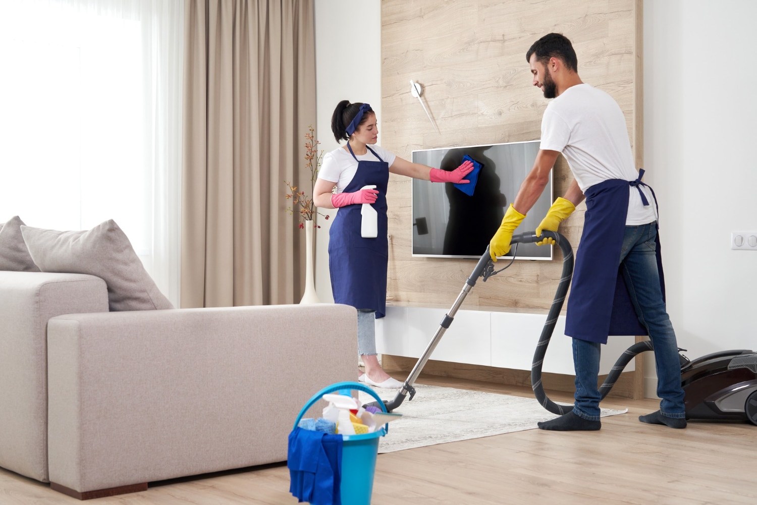Blended day and night office cleaning in Calgary